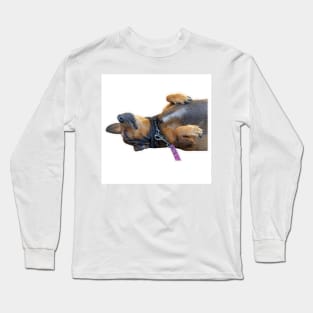 dog sticker Long Sleeve T-Shirt